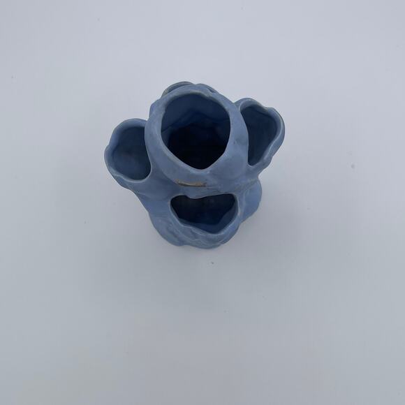 Niloak Art Deco Blue Tulip Vase - Picture 6 of 15